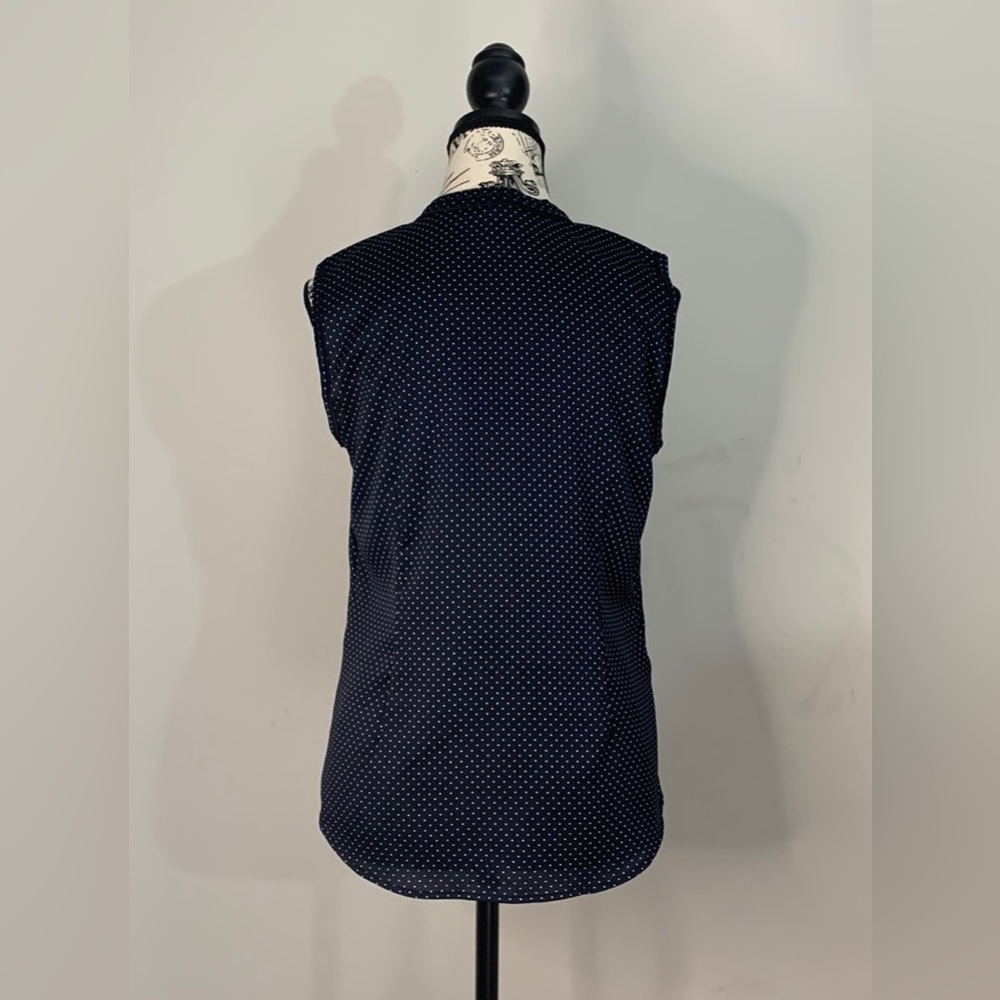 Ann Taylor Dark Blue Sleeveless Size: S - Picture 6 of 11